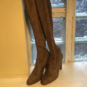 Steve Madden over the knee suede boots